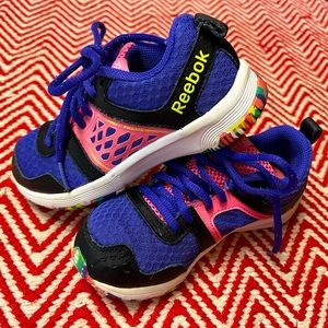 Girls Purple Reebok Sneakers Gently Used US Size 12